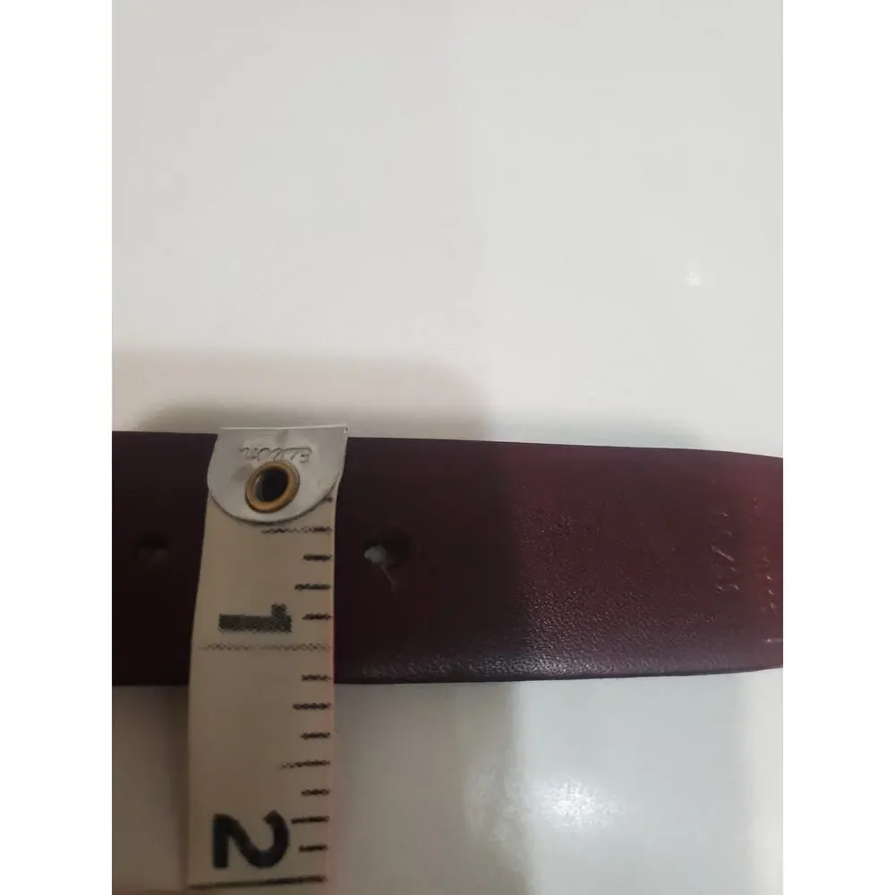 Vintage Yves Saint Laurent Reversible Leather Belt size 36